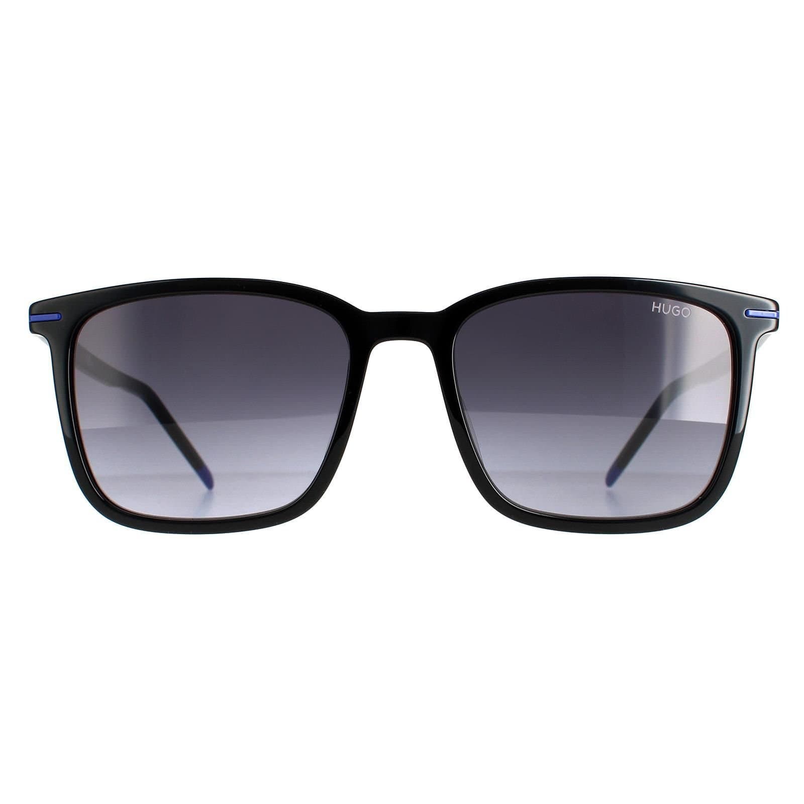 HUGO HUGO Men's Square Black Blue Dark Grey Gradient HG 1168/S