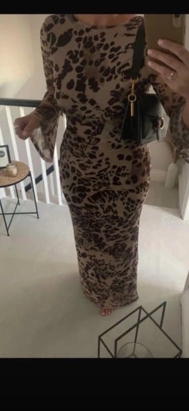 ASOS ASOS leopard print dress