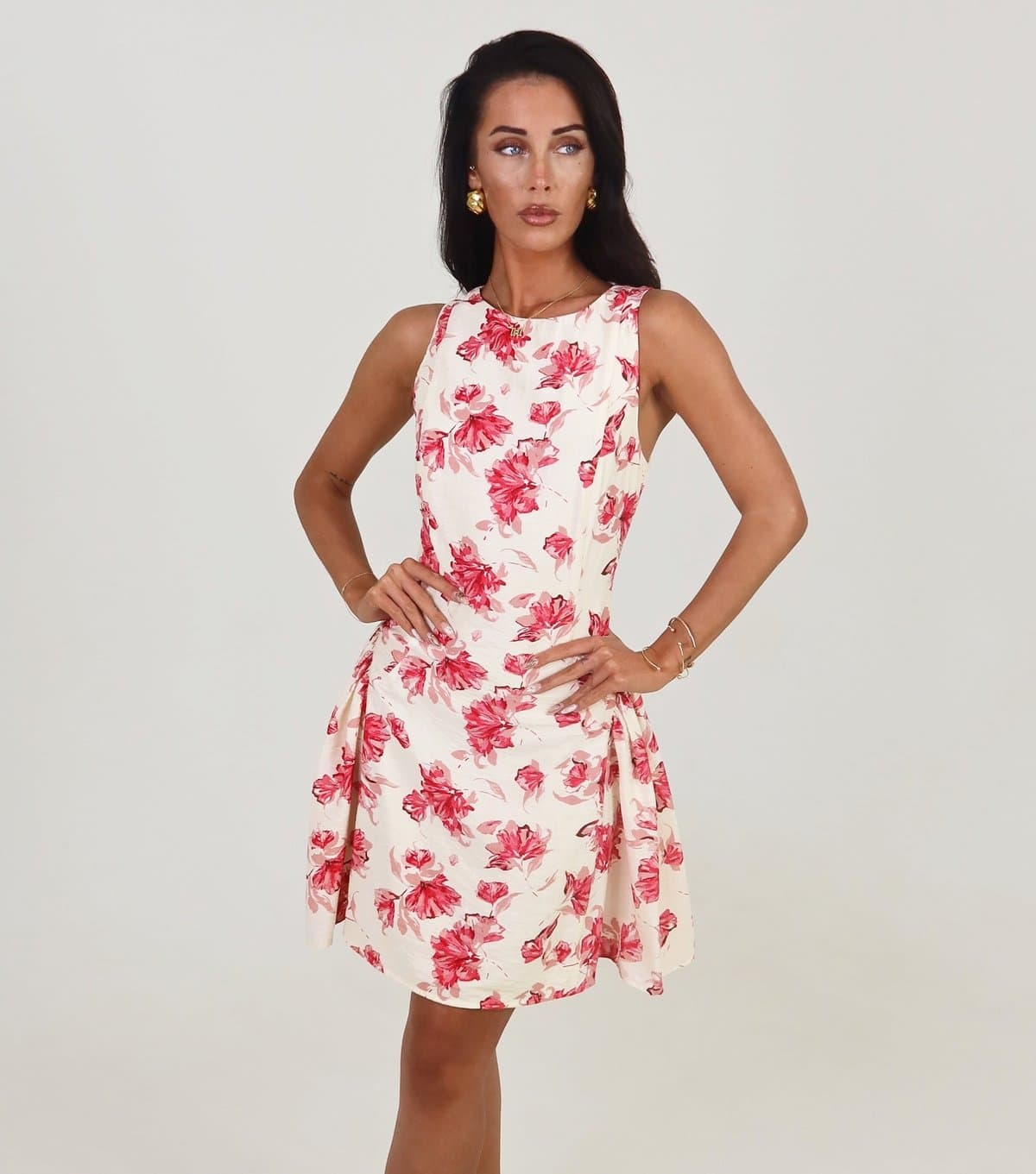 AX Paris Women's Pink Pleated Hip Mini Dress AX Paris New Look