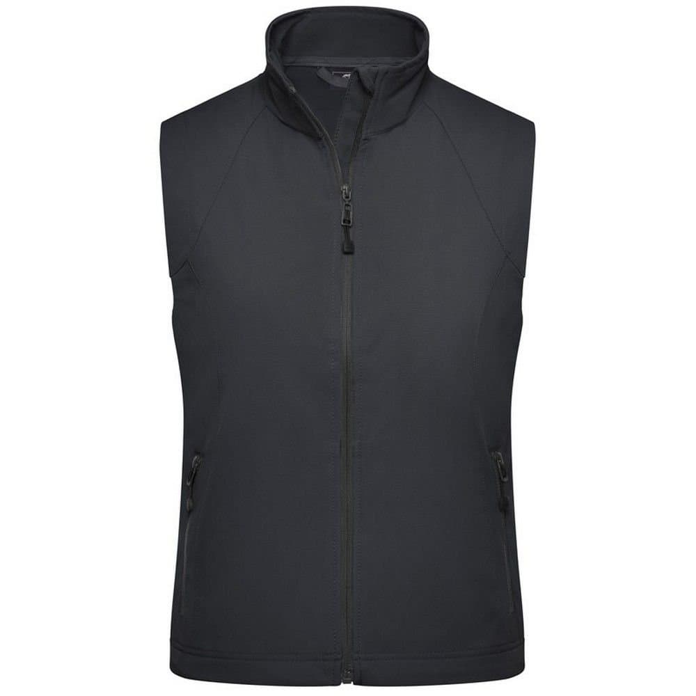 James and Nicholson James and Nicholson Women's Softshell Gilet in Black