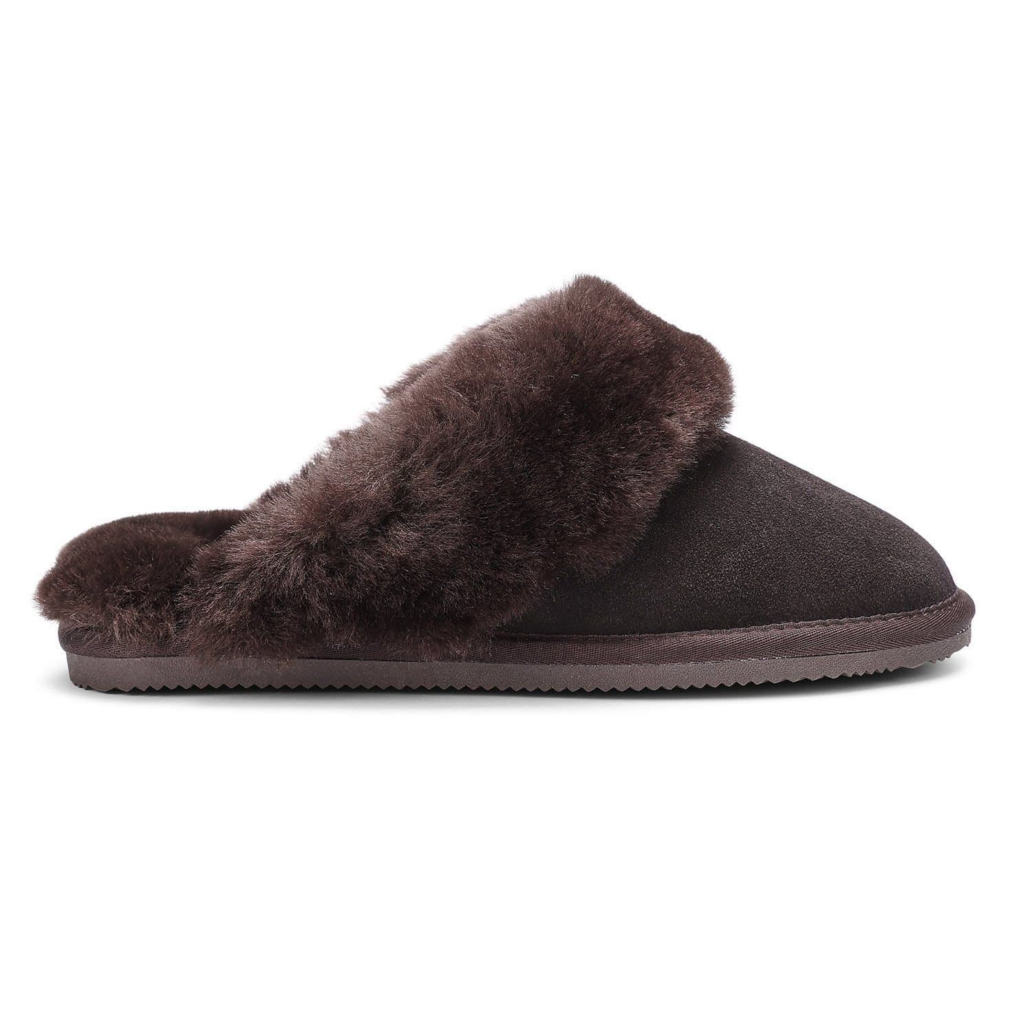 Hotter Hotter Women's 'Candy' Chocolate Suede Slippers