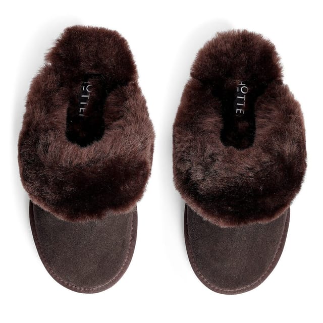 Hotter Hotter Women's 'Candy' Slippers in Chocolate - 3