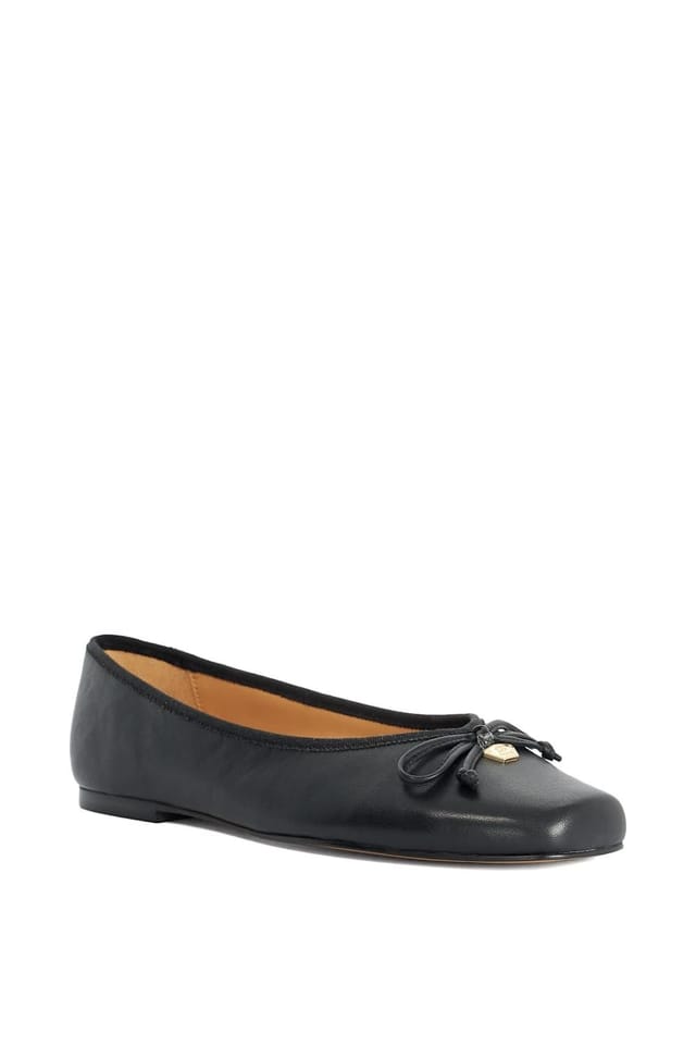 Dune London Dune London Women's 'Harllowe' Leather Ballet Pumps in Black - 2