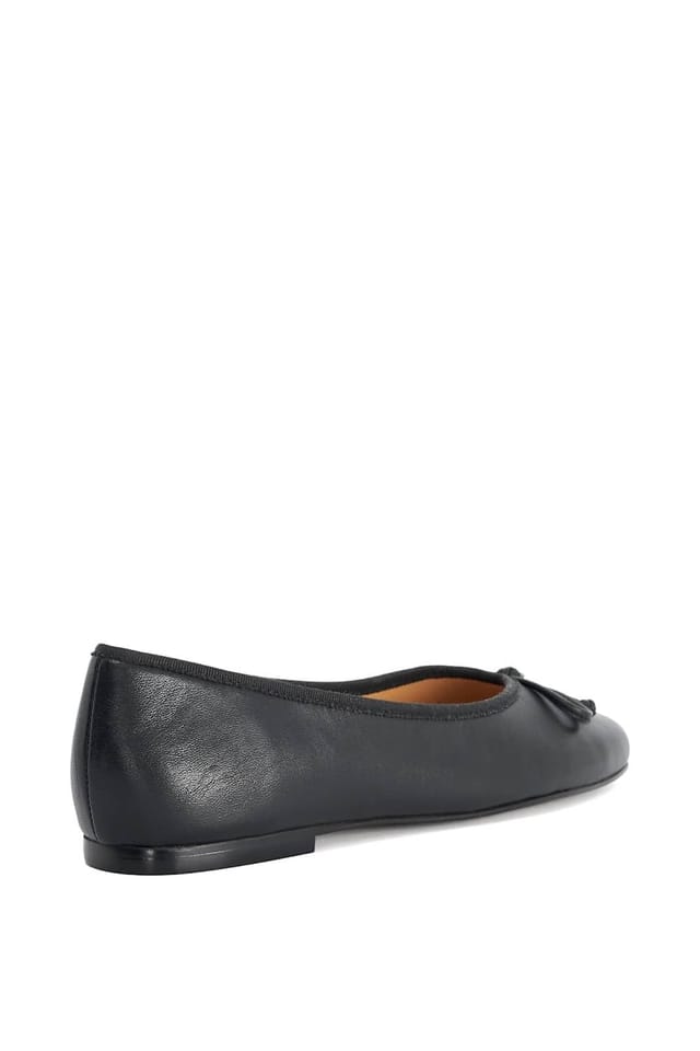 Dune London Dune London Women's 'Harllowe' Leather Ballet Pumps in Black - 3