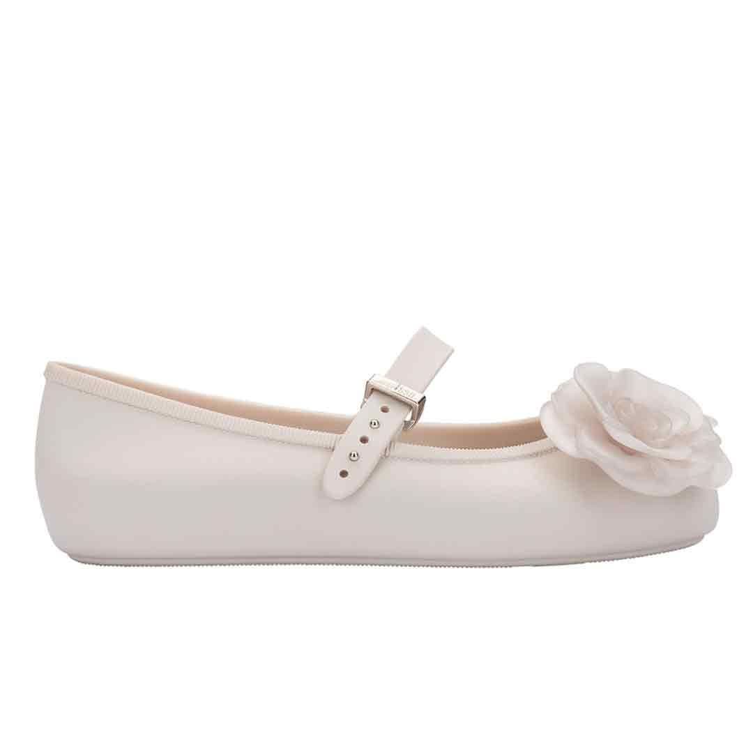 Melissa Shoes Melissa Shoes Women's Soft Ballerina Petals in Beige
