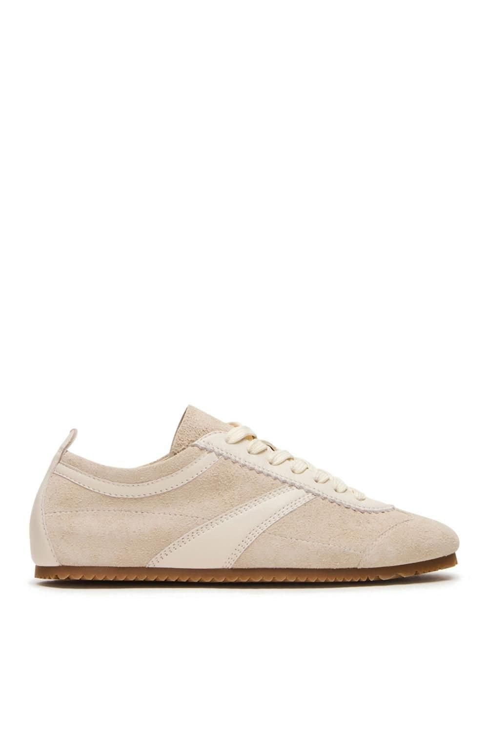 Steve Madden STEVE MADDEN Women's 'Jaye Cream Suede' Suede Trainers