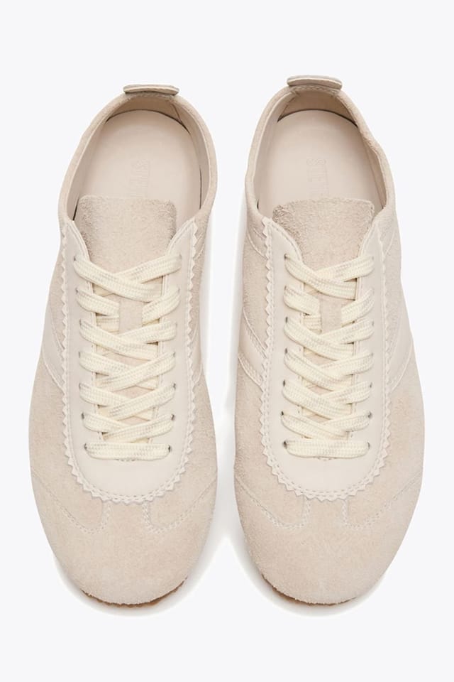 Steve Madden STEVE MADDEN Women's 'Jaye Cream Suede' Suede Trainers - 3