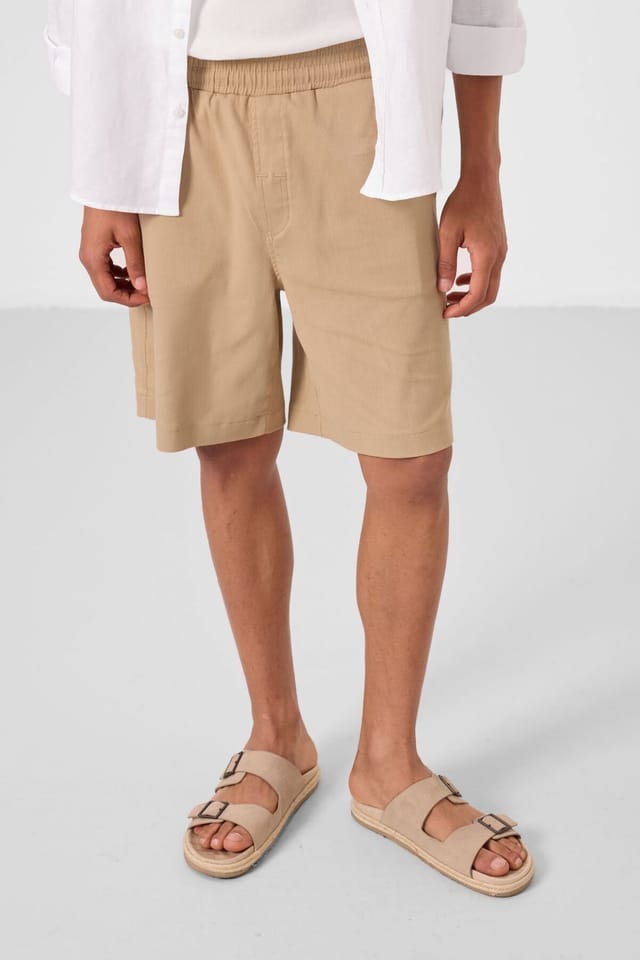 Tommy Life Tommy Life Men's Chino Shorts in Camel - 2