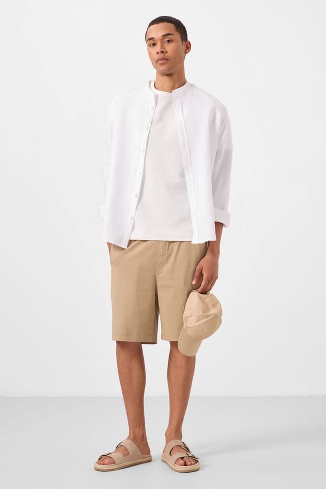 Tommy Life Tommy Life Men's Chino Shorts in Camel - 3