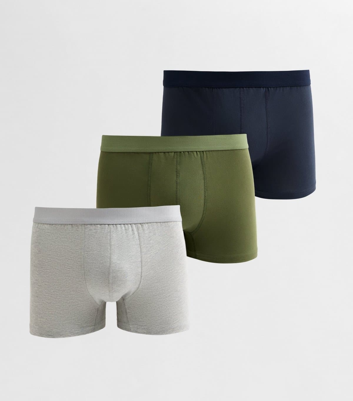 New Look Men's Pack of 3 Multicoloured Jersey Boxers New Look