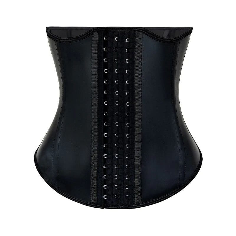 GWB Shapewear GWB Shapewear Women's Short Torso Waist Trimmer Trainer Girdle Corset Shapewear in Black - 4