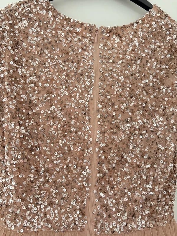 ASOS Gold bridesmaids dress