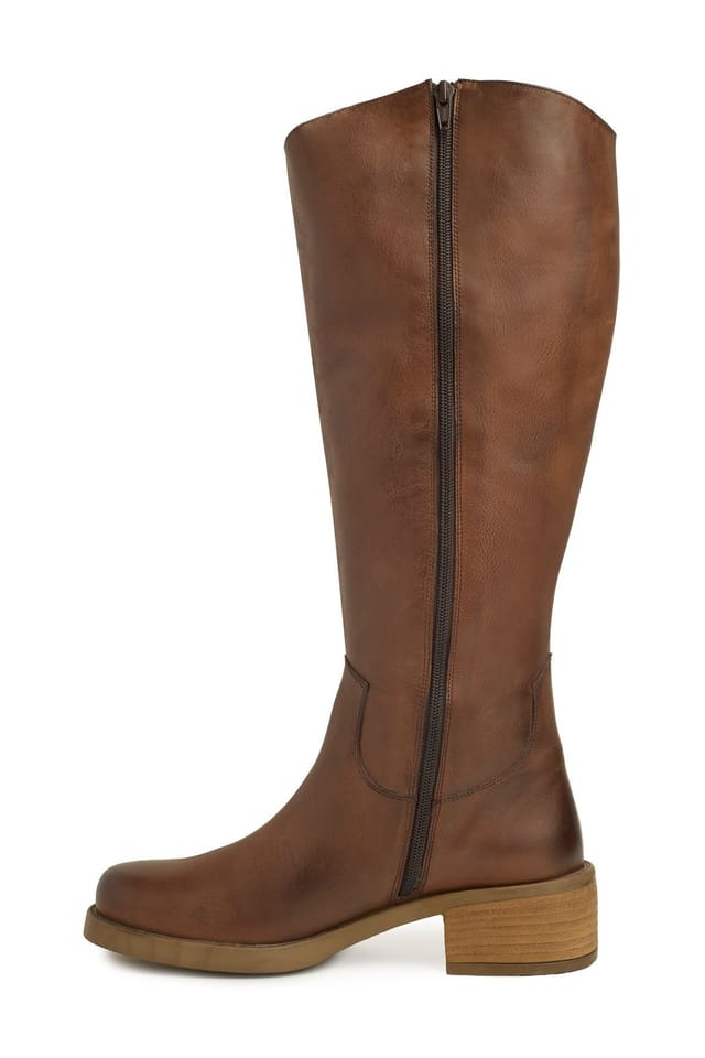 Celtic & Co Celtic & Co Women's Knee High Leather Boot in Brown - 3