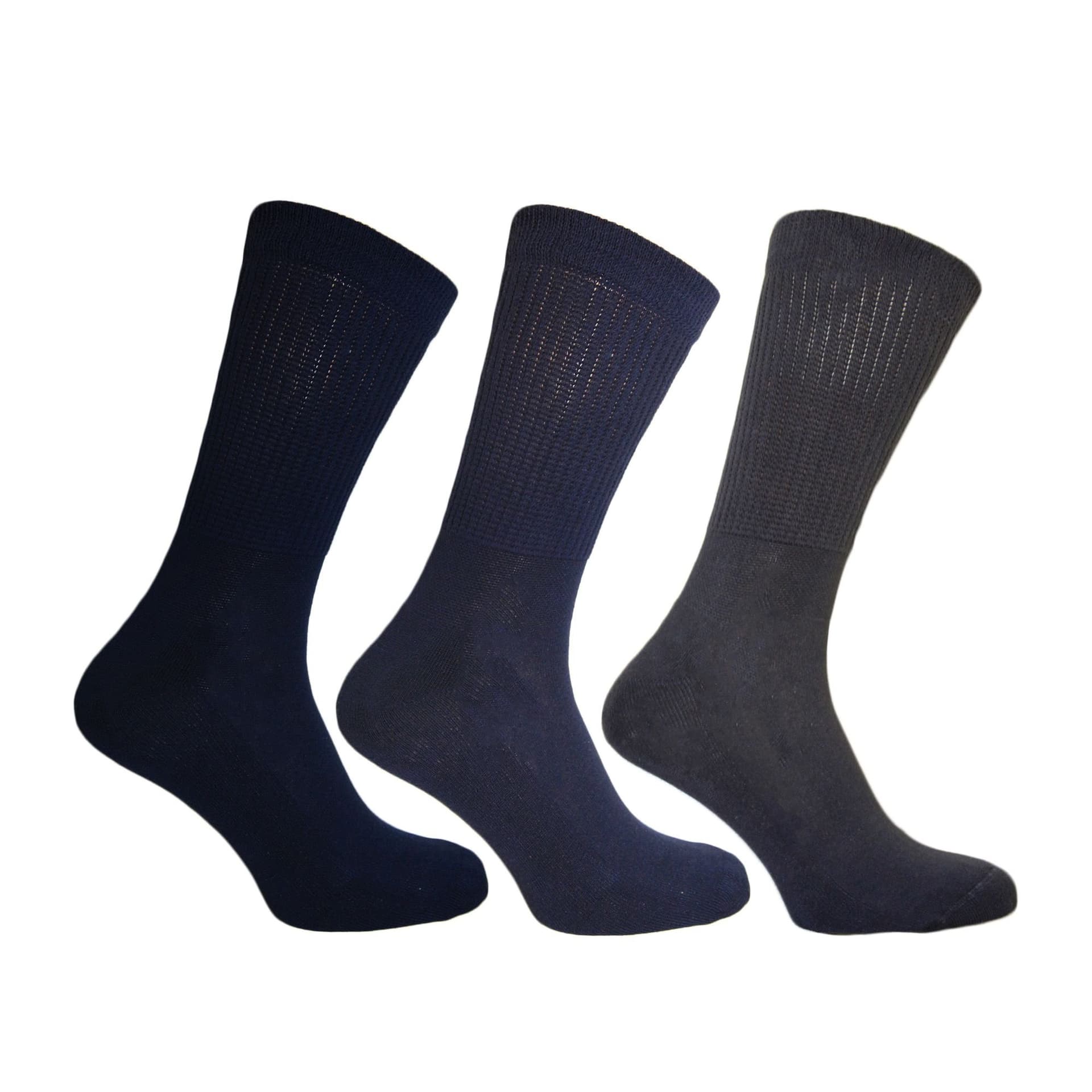 Simply Essentials Simply Essentials Men's Big Foot Memory Cushioned Socks (Pack Of