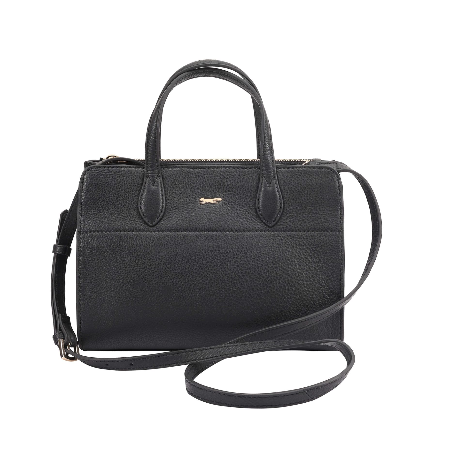 Paul Costelloe Paul Costelloe Black Leather Work Bag