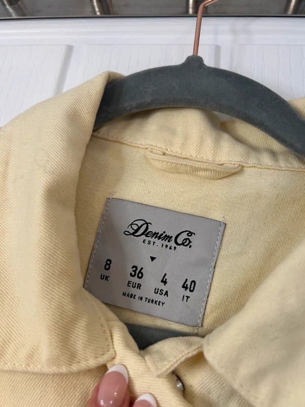 Primark Yellow denim jacket