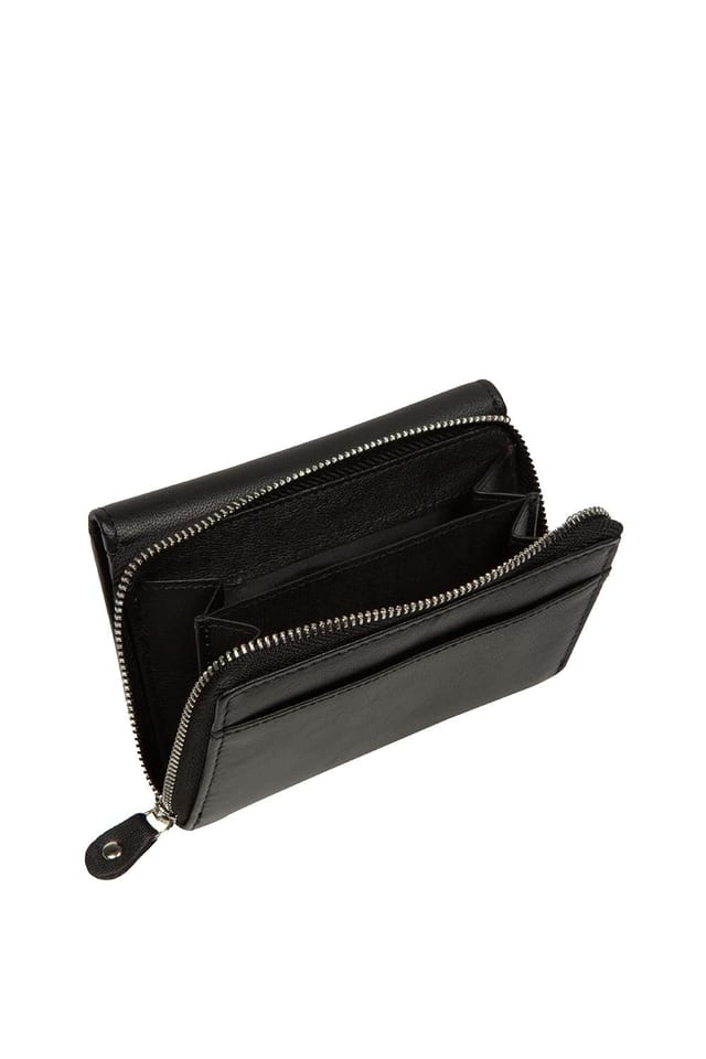 NiNa Amora NiNa Amora Women's 'Evelina' Leather Purse in Black - 3