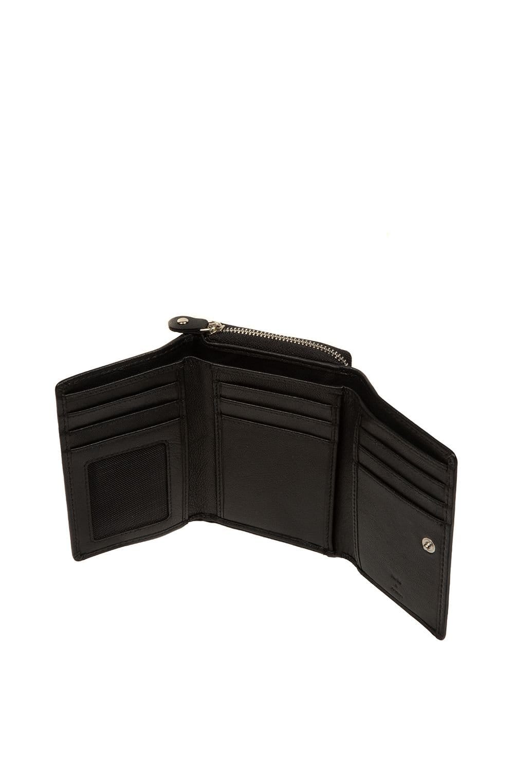 NiNa Amora NiNa Amora Women's 'Evelina' Leather Purse in Black - 4