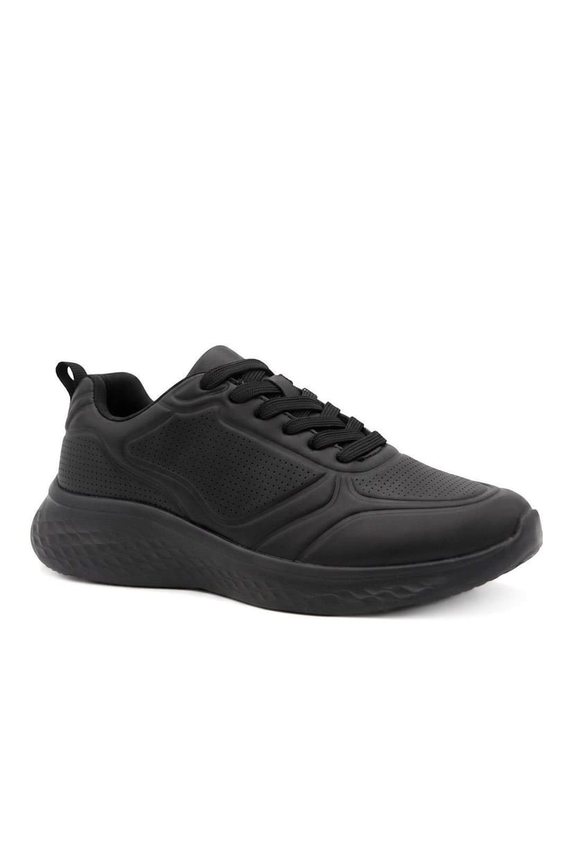 Pavers Pavers Women's Memory Foam Lightweight Trainers in Black - 1