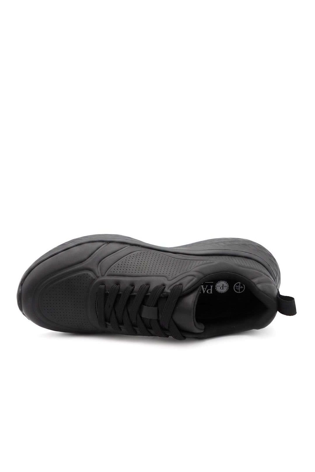 Pavers Pavers Women's Memory Foam Lightweight Trainers in Black - 4