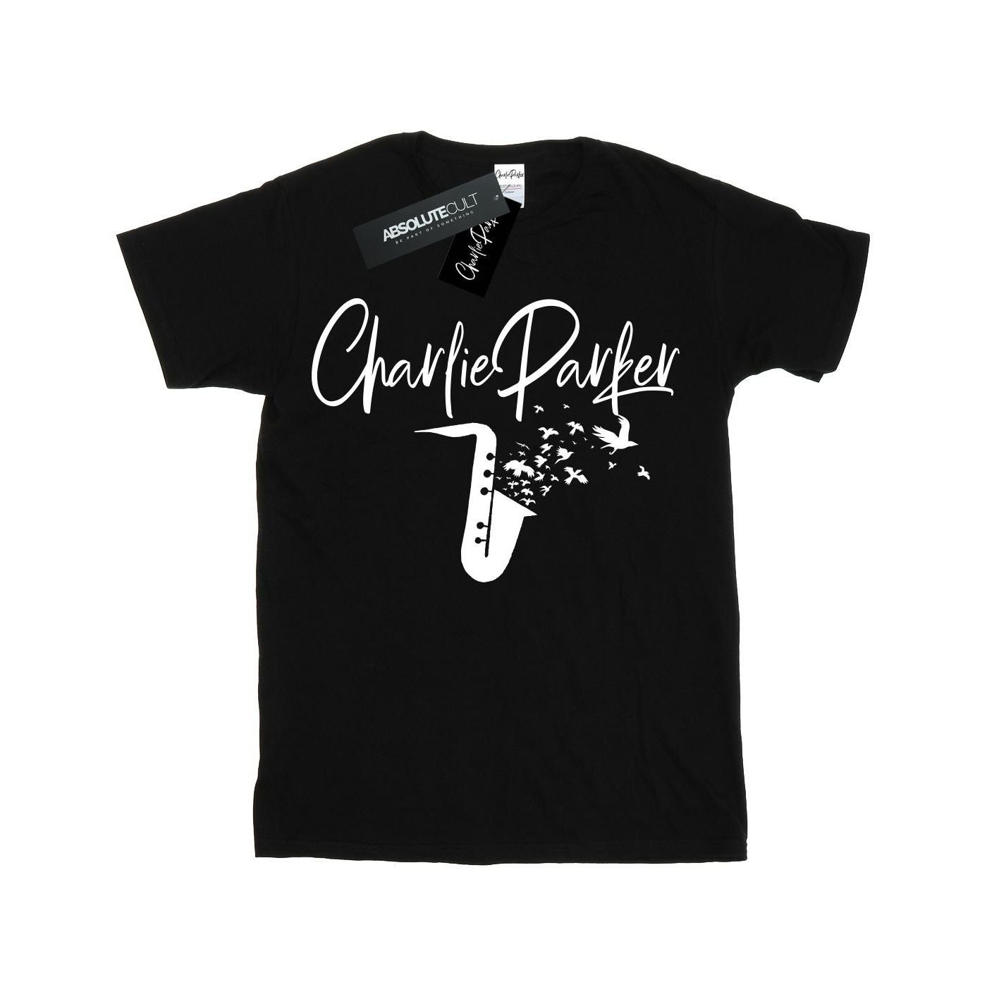 Charlie Parker Charlie Parker Men's Bird Sounds T-Shirt in Black - 2