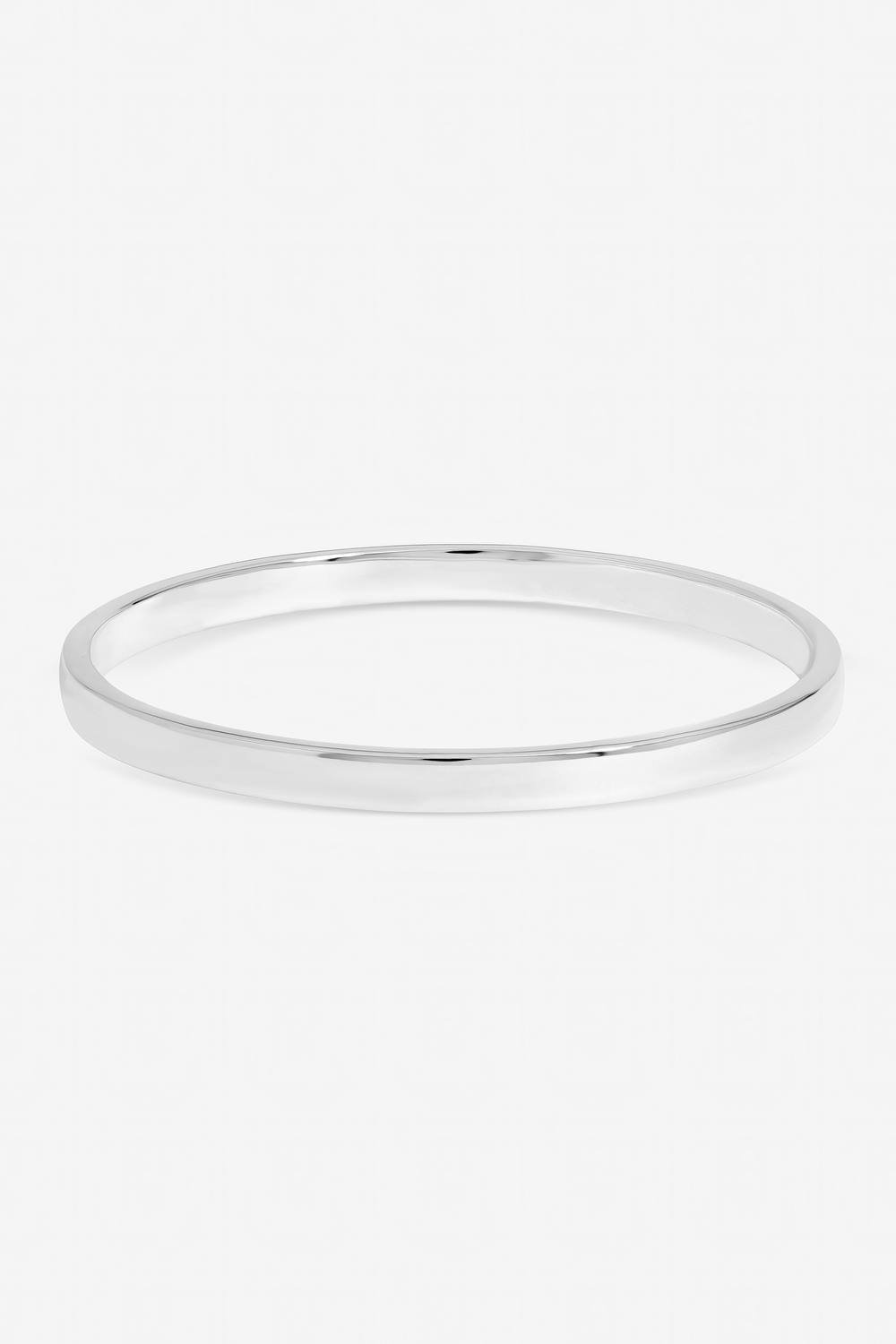 Inicio Inicio Women's Sterling Silver Plated Polished Bangle - Gift Pouch - 1