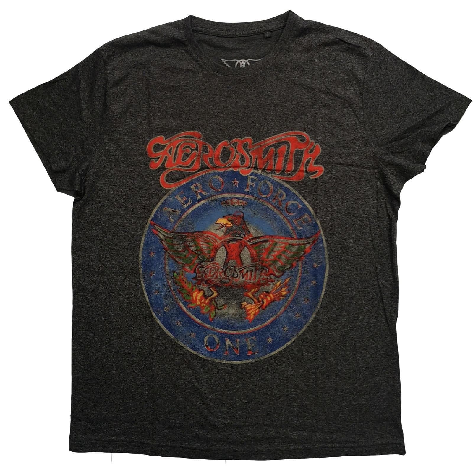 aerosmith Aerosmith Men's Aero Force T-Shirt in Dark Brown