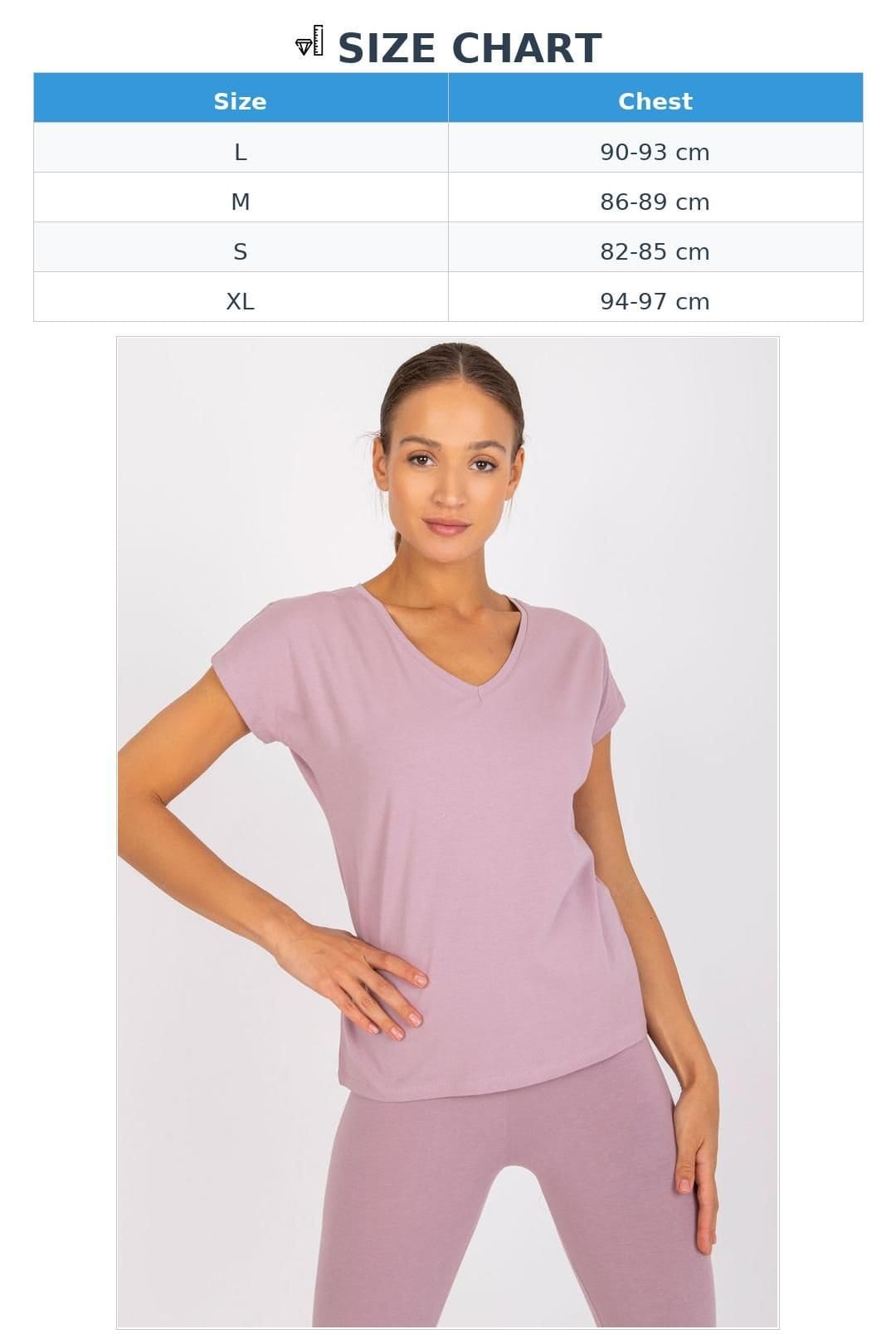 Love Lace Love Lace Women's Straight Cut Heart Neck Short Sleeve T-Shirt Style 167906 in Pink - 4