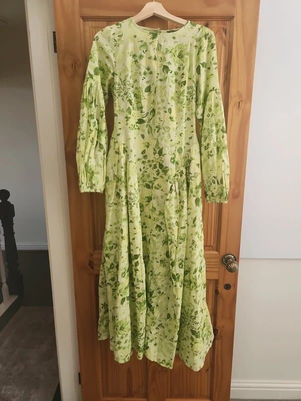 ASOS Design Beautiful green florally summer dress