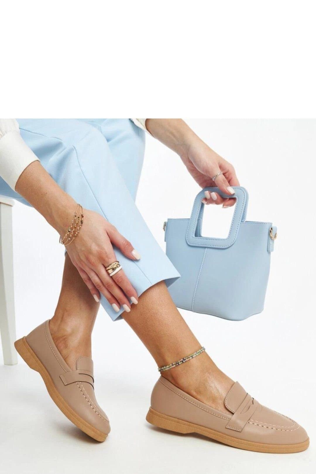 Love Lace Love Lace Beige Moccasins: Classic Slip-On Comfort Shoes