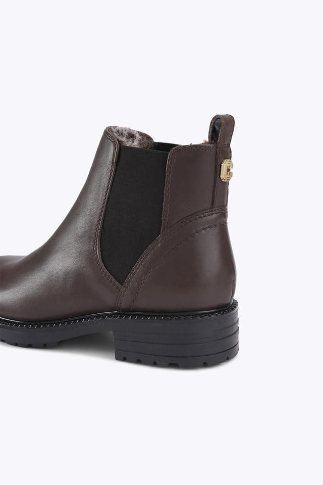 Carvela Carvela Women's 'Russ Wide Fit' Leather Boots in Brown - 3