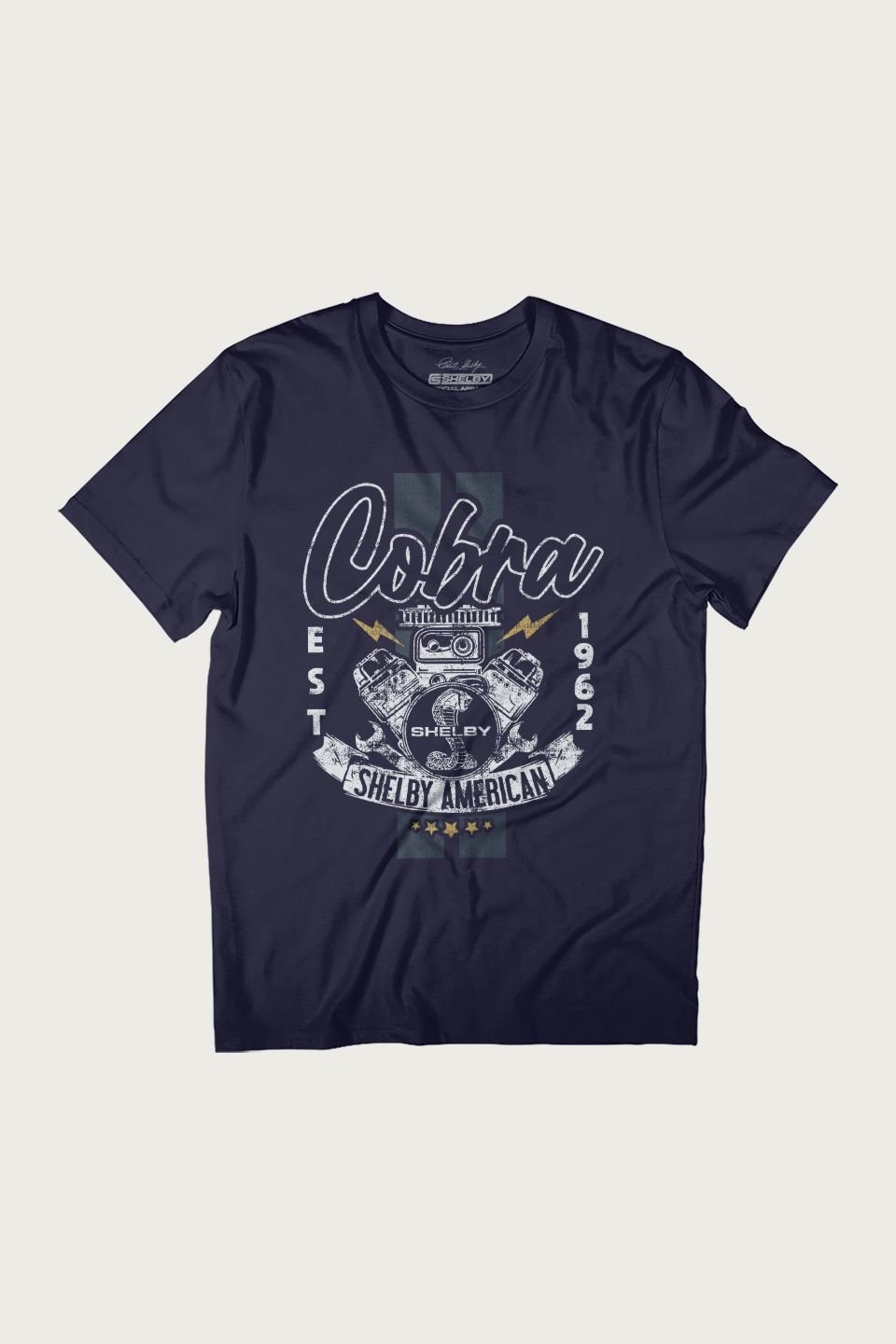 Shelby Shelby Men's American Cobra T-Shirt in Navy - 2
