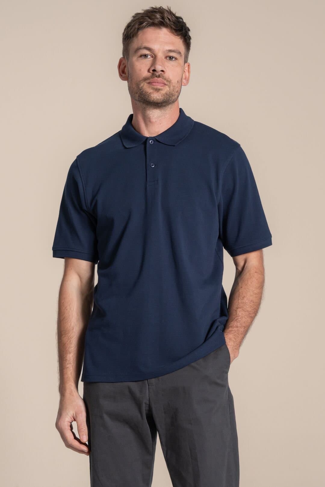 Craghoppers Craghoppers Men's Elements Polo in Dark Navy