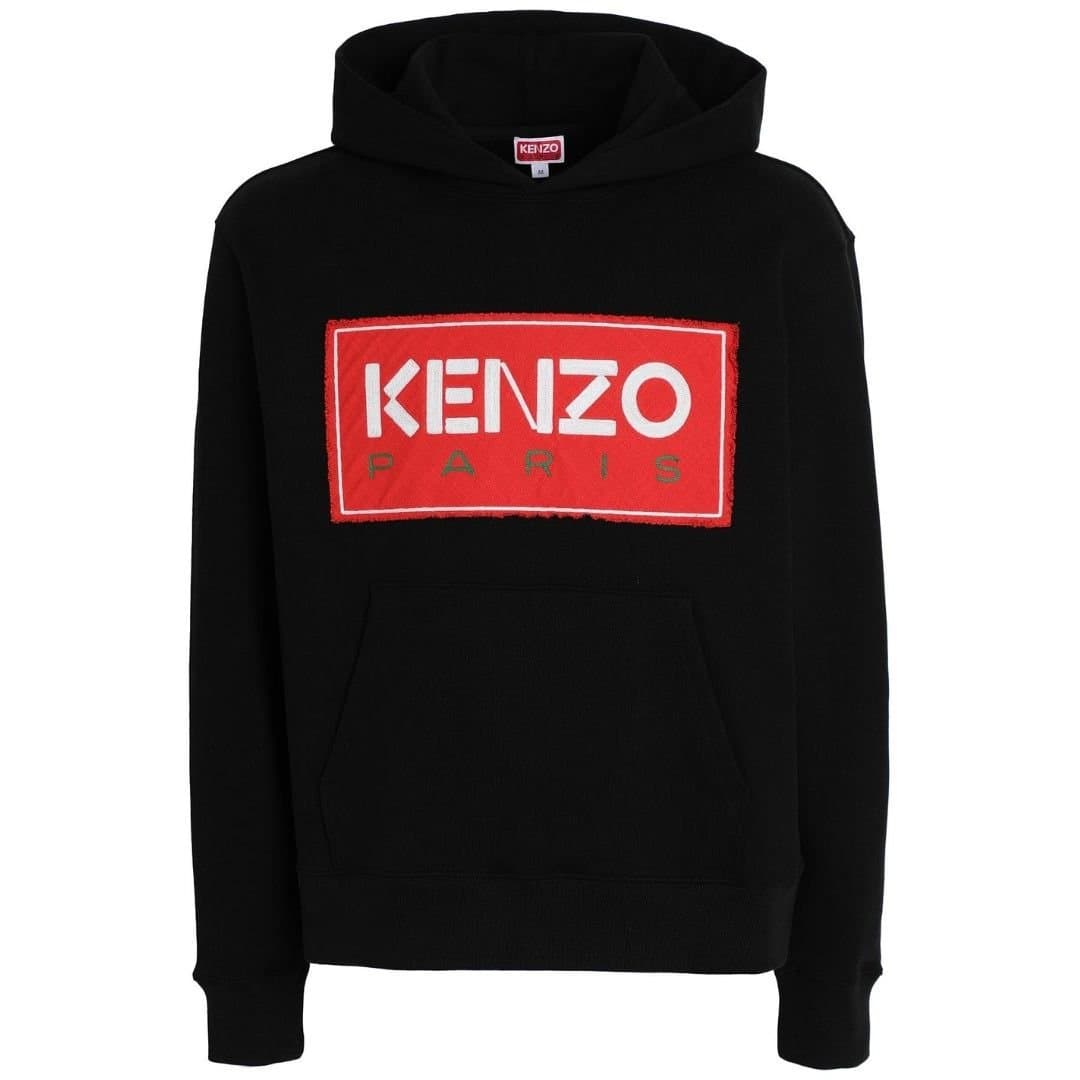 Kenzo Kenzo Men's Box Logo Black Hoodie