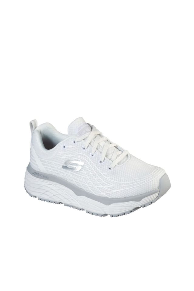 Skechers Skechers Women's Max Cushioning Elite Sr Occupational Shoes in White - 2