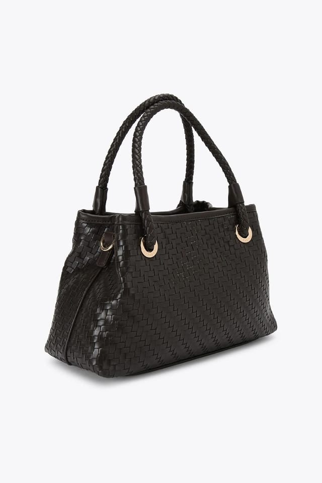 Carvela Carvela Women's 'Antionia Weave Mini' Bag in Dark Brown - 3