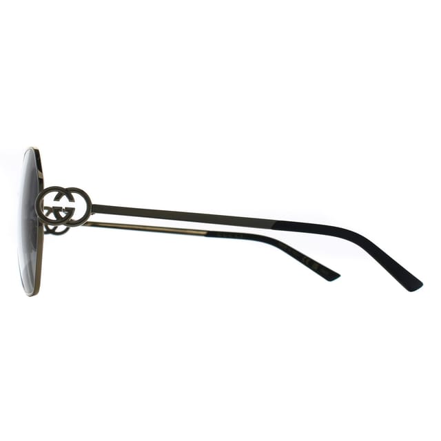 Gucci Gucci Women's Round Gold Grey GG2046S - 3