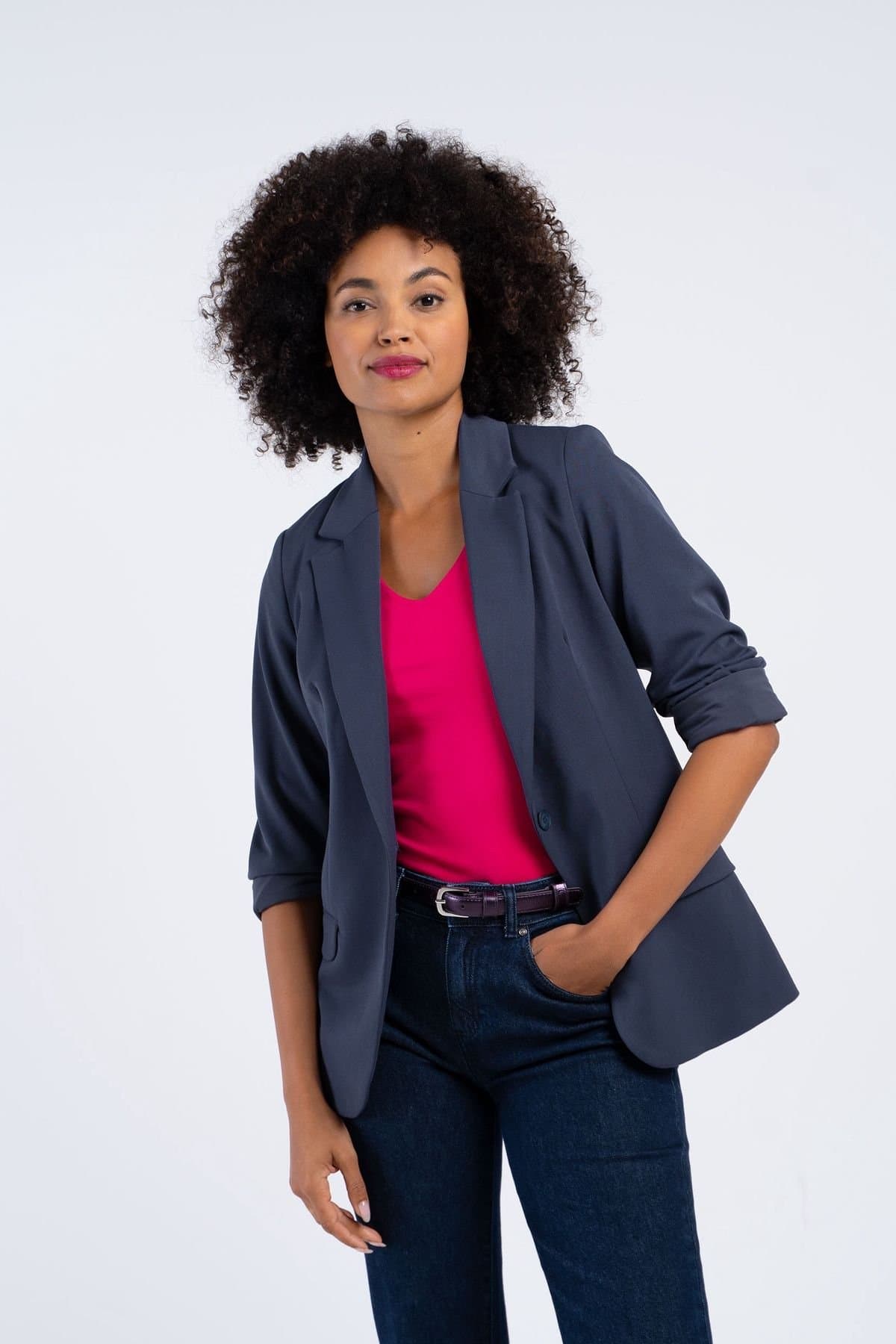 Kettlewell Kettlewell Women's Izzy Blazer in Dark Navy