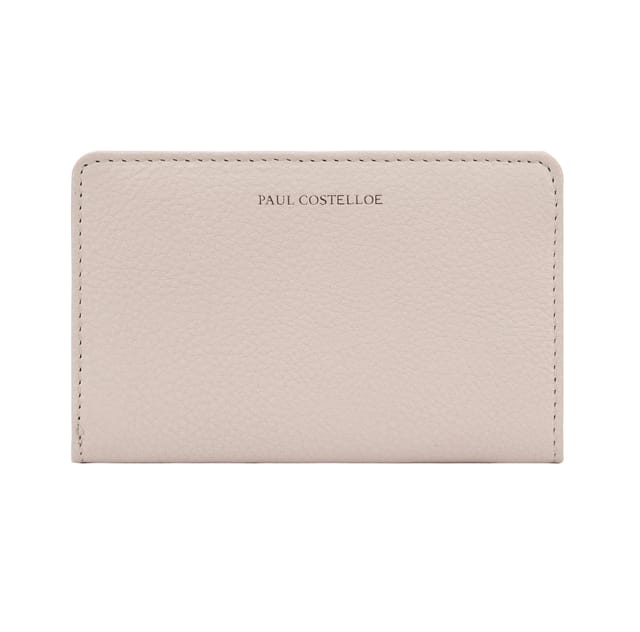Paul Costelloe Paul Costelloe Women's Pansy Leather Purse in Light Beige - 3