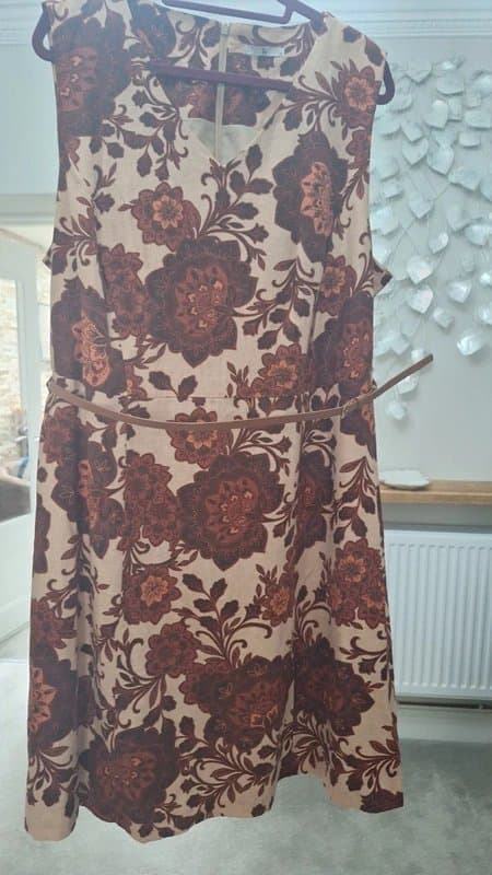 TU Linen floral dress