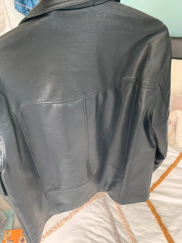 ASOS Design ASOS faux leather jacket oversized