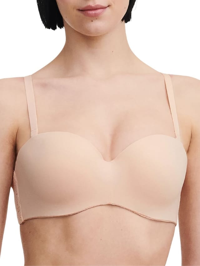 Chantelle Chantelle Women's Easy Feel Norah Bandeau T-Shirt Bra in Nude - 2