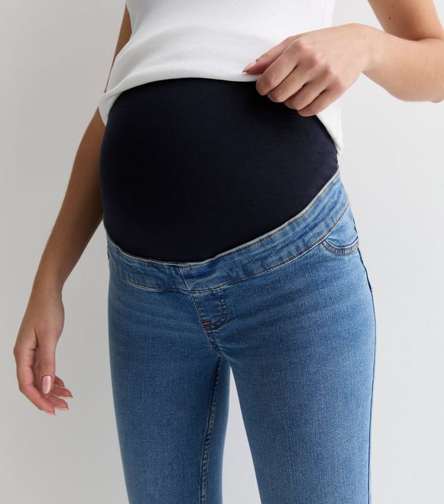 New Look Women's Maternity Blue Over Bump Lift & Shape Jenna Jeans New Look - 2