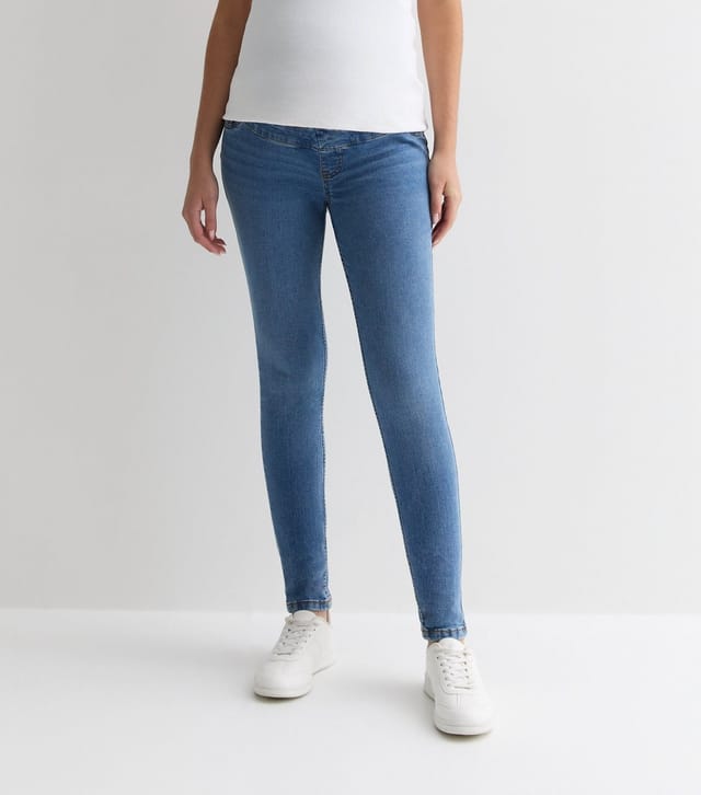 New Look Women's Maternity Blue Over Bump Lift & Shape Jenna Jeans New Look - 3