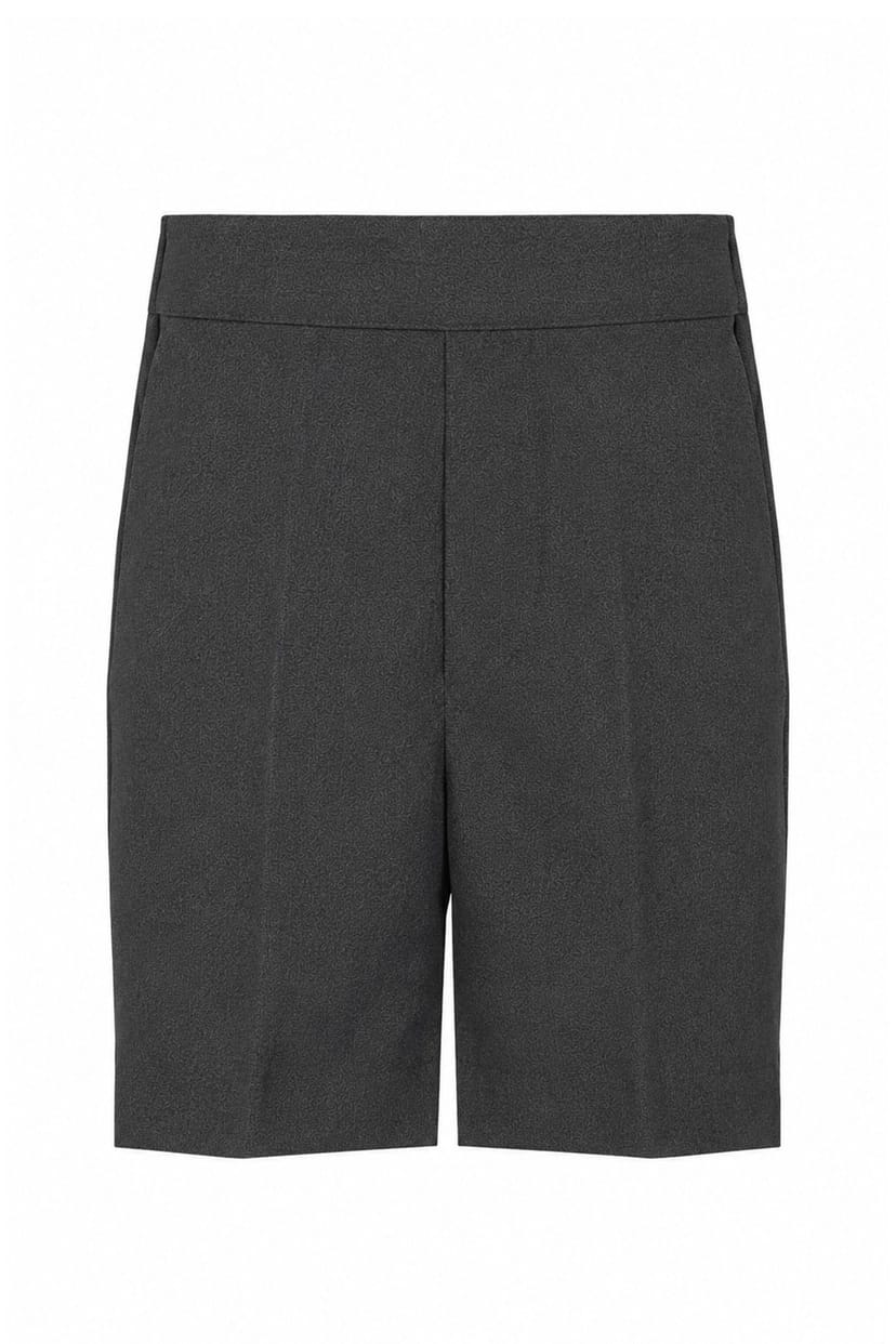 David Luke David Luke Men's Pull-Up School Shorts in Charcoal - 1