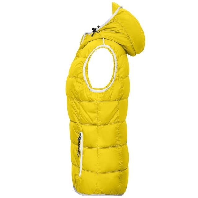 James and Nicholson James and Nicholson Women's Maritime Gilet in Bright Yellow - 3