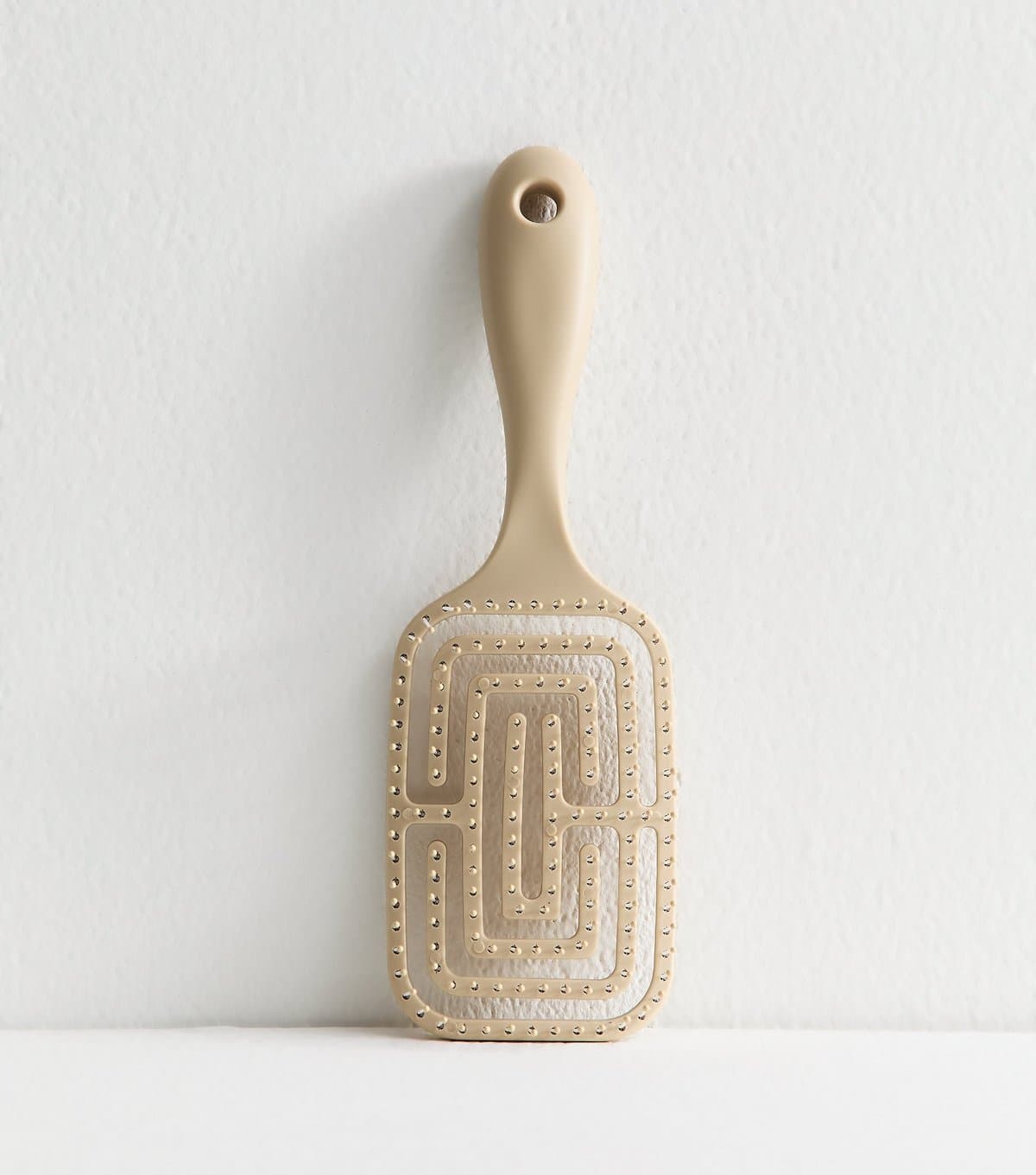 New Look Light Brown Square Flexible Hair Brush New Look