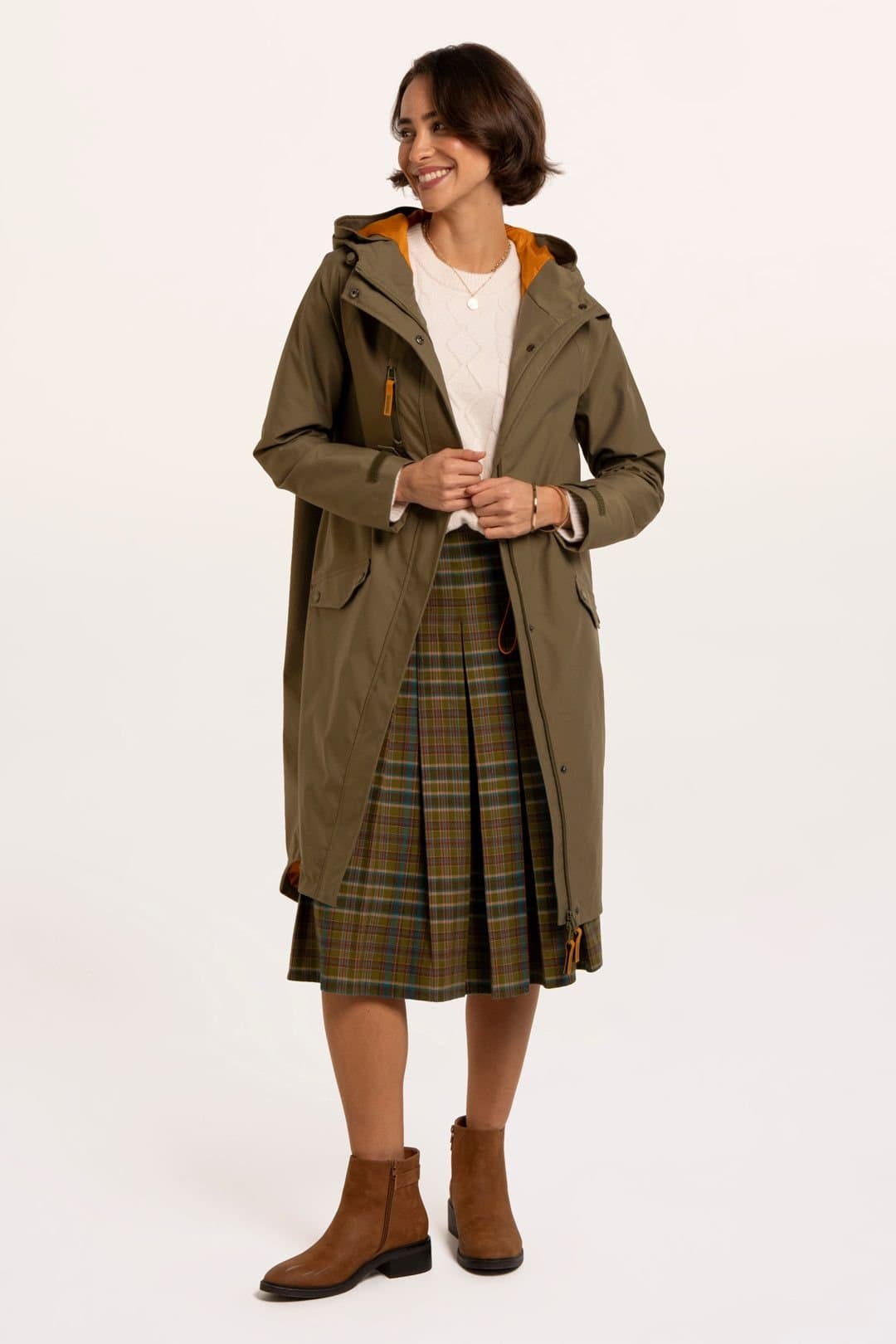 Brakeburn Brakeburn Women's Green Pop Waterproof in Khaki