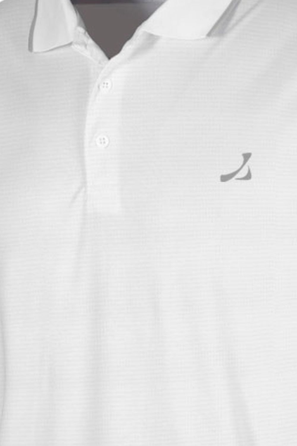 Under Par Under Par Men's UV Protection Stretch Waffle Knit Golf Polo Shirt in White - 4