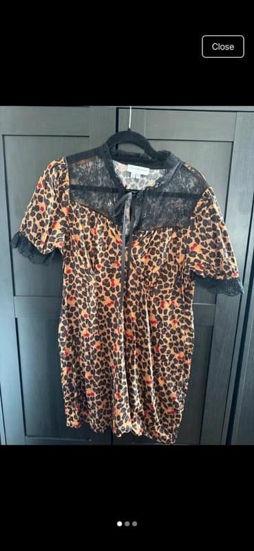 Never Fully Dressed Never fully dressed lepord print dress